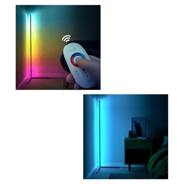 RGB Ugaona Stolna Lampa sa Daljinskim