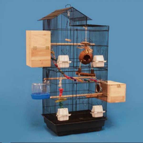 Visokokvalitetni kavez za ptice velikih dimenzija pogodan za velike ptice ili za domaćinstva sa puno ptica. Visine cak 100cm
